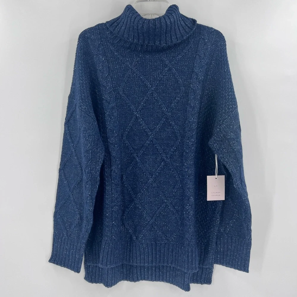 LC Lauren Conrad turtleneck sweater new XL - Picture 3 of 14